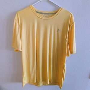 Reel Legends Reel Tec Performance Fishing Shirt Yellow Mens Size Large